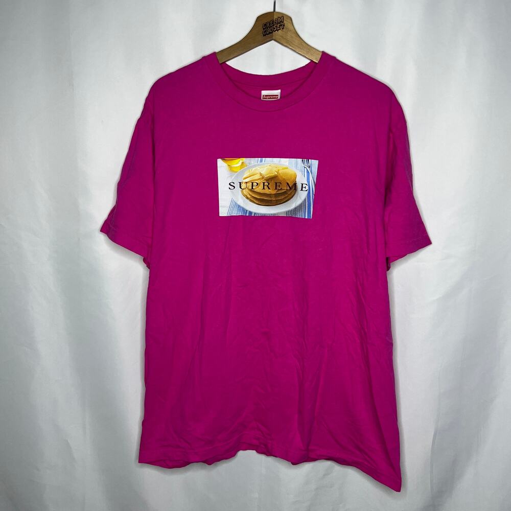 SS25 2025 Supreme NYC Pancakes Tee in Pink L